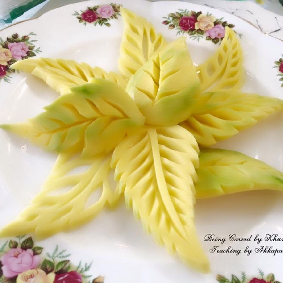 Fruit And Vegetable Carving program with Thai Master Chef at Sukho Cuisine Koh Lanta