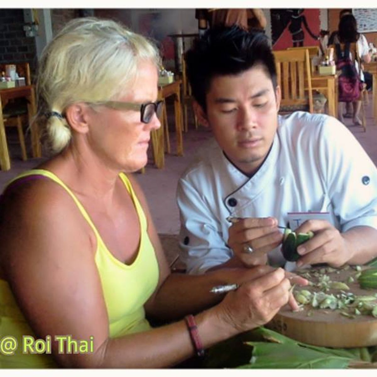 Fruit And Vegetable Carving program with Thai Master Chef at Sukho Cuisine Koh Lanta