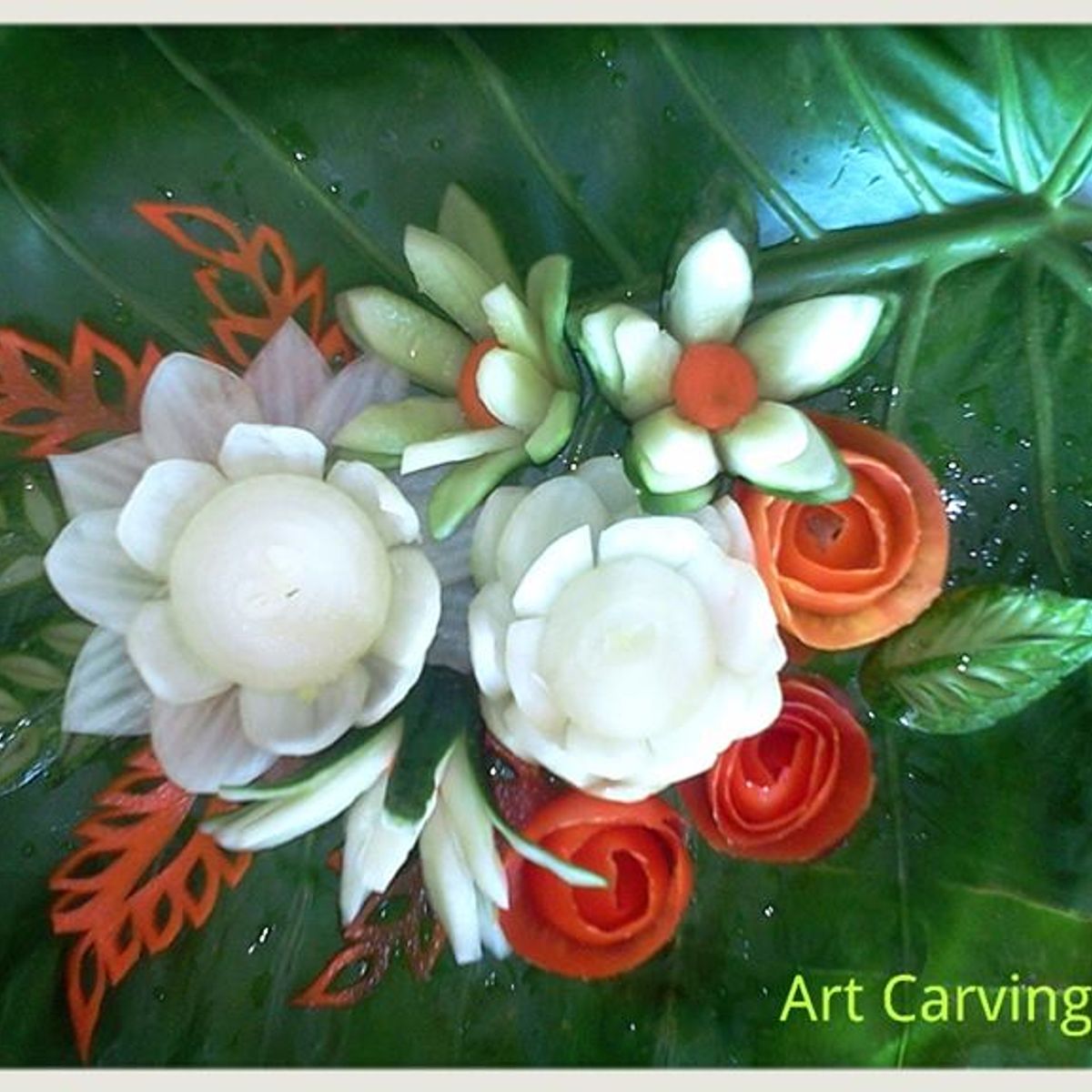 Fruit And Vegetable Carving program with Thai Master Chef at Sukho Cuisine Koh Lanta