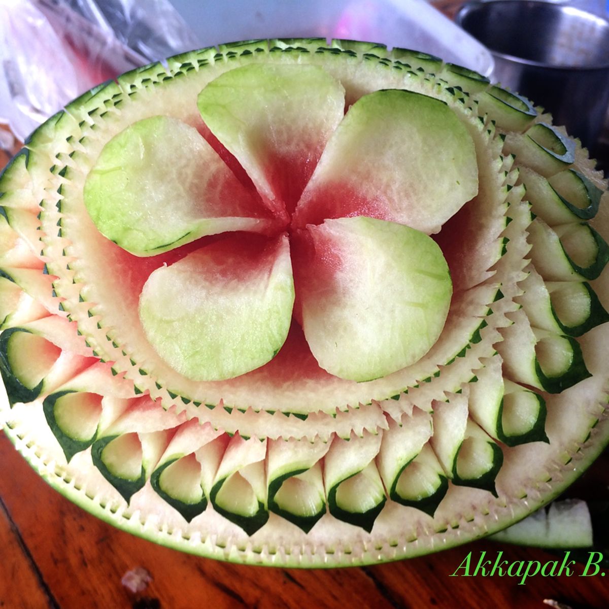 Fruit And Vegetable Carving program with Thai Master Chef at Sukho Cuisine Koh Lanta