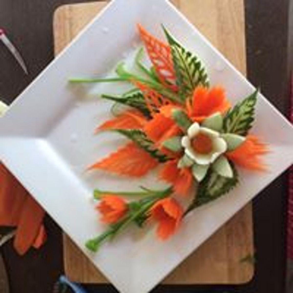 Fruit And Vegetable Carving program with Thai Master Chef at Sukho Cuisine Koh Lanta