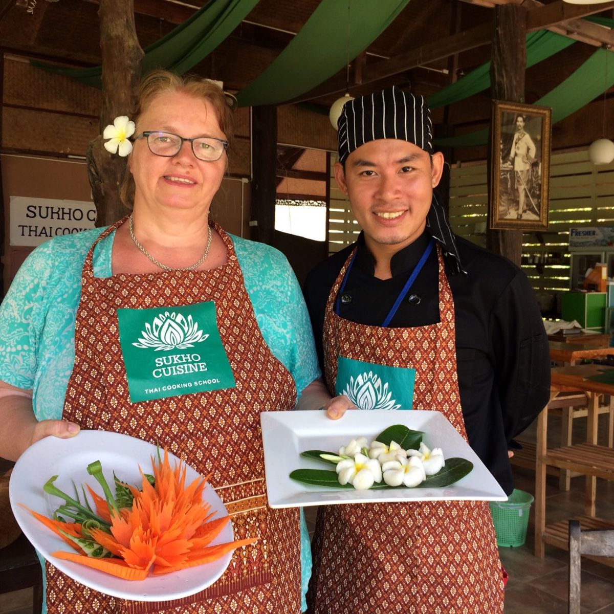 Fruit And Vegetable Carving program with Thai Master Chef at Sukho Cuisine Koh Lanta