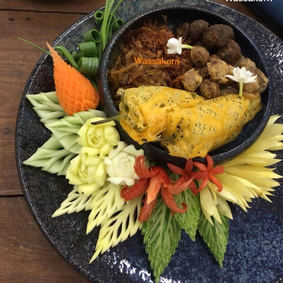 Fruit And Vegetable Carving program with Thai Master Chef at Sukho Cuisine Koh Lanta