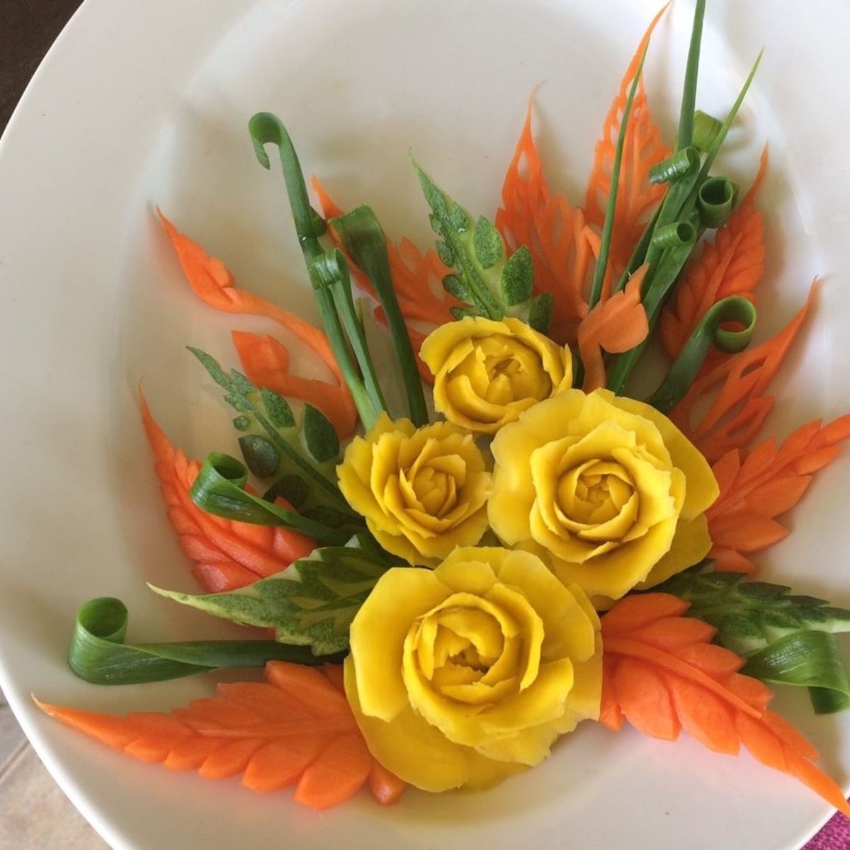 Fruit And Vegetable Carving program with Thai Master Chef at Sukho Cuisine Koh Lanta