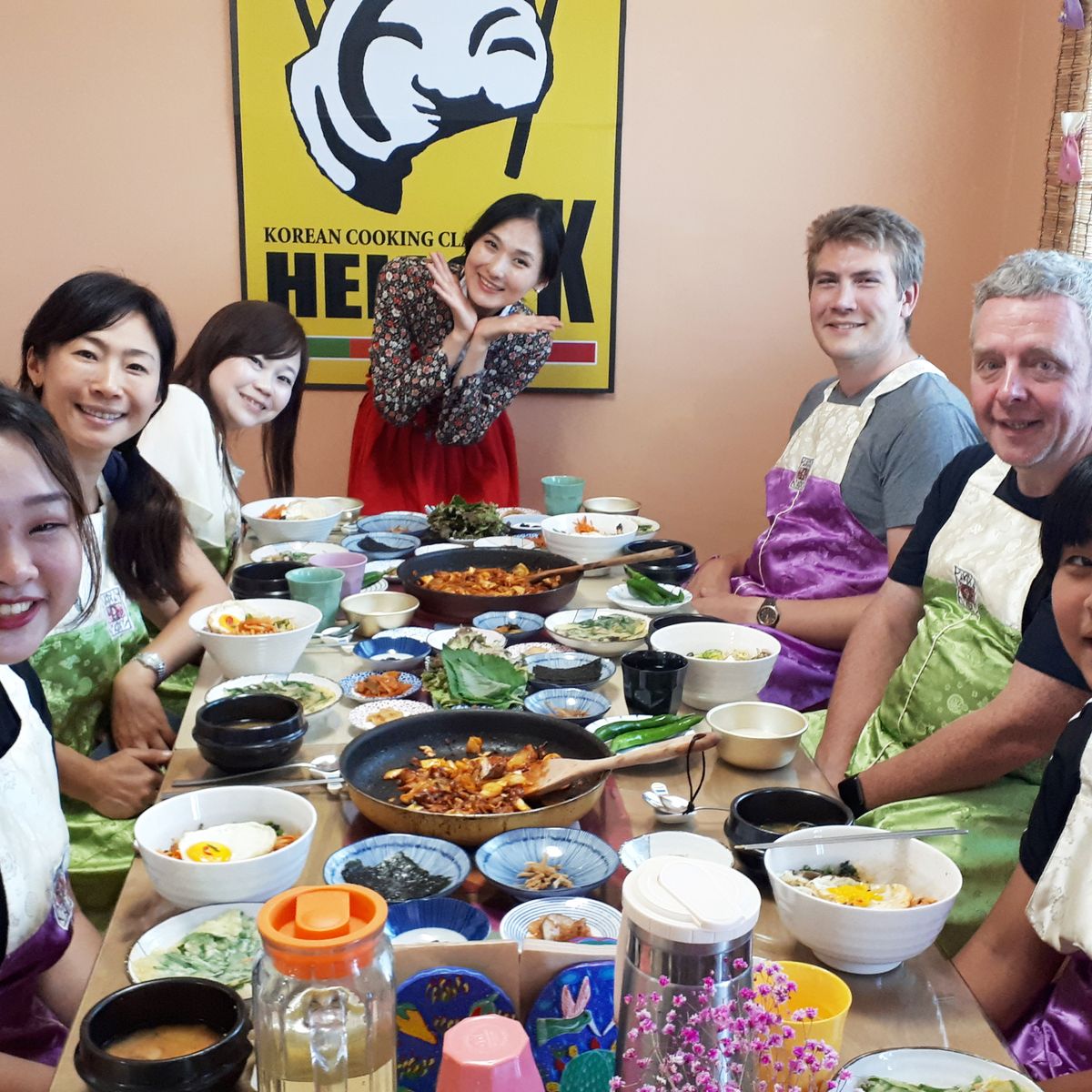 Full-Course Meal Korean Cooking Class with Local Market Tour and Culture Experience
