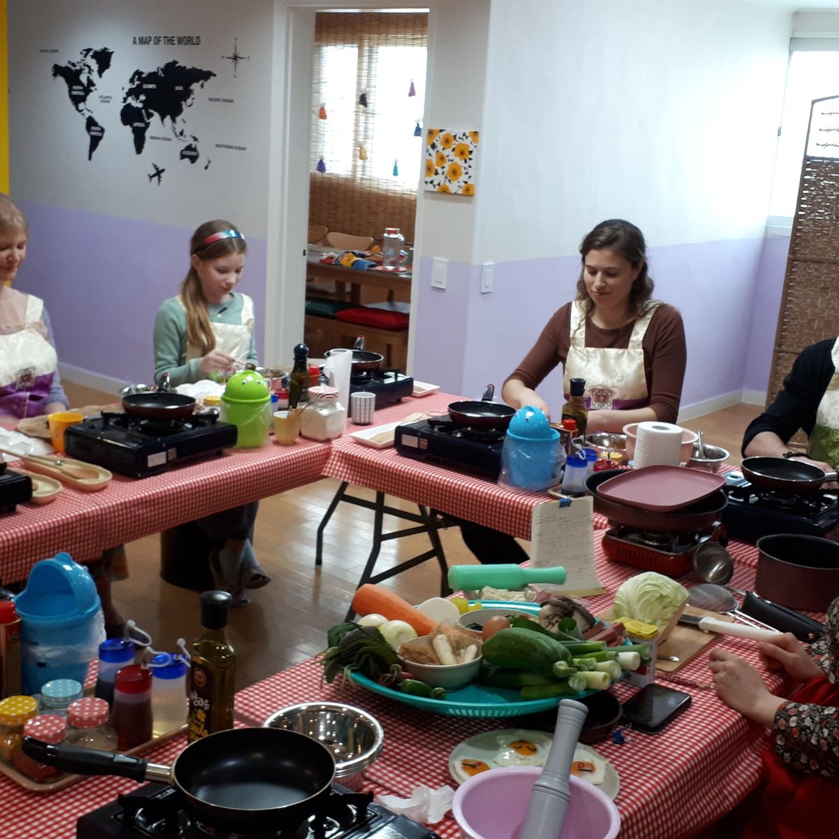 Full-Course Meal Korean Cooking Class with Local Market Tour and Culture Experience