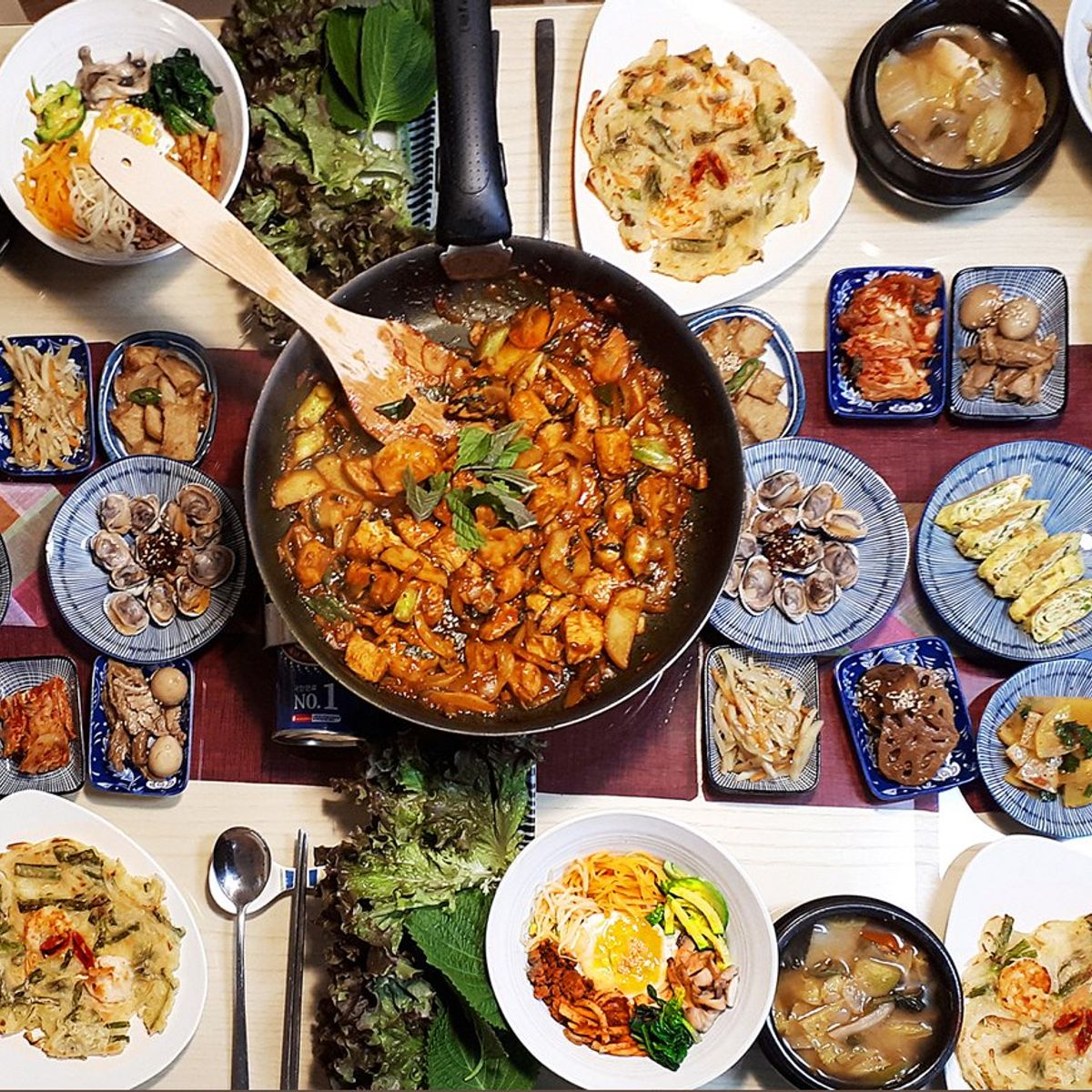 Full-Course Meal Korean Cooking Class with Local Market Tour and Culture Experience