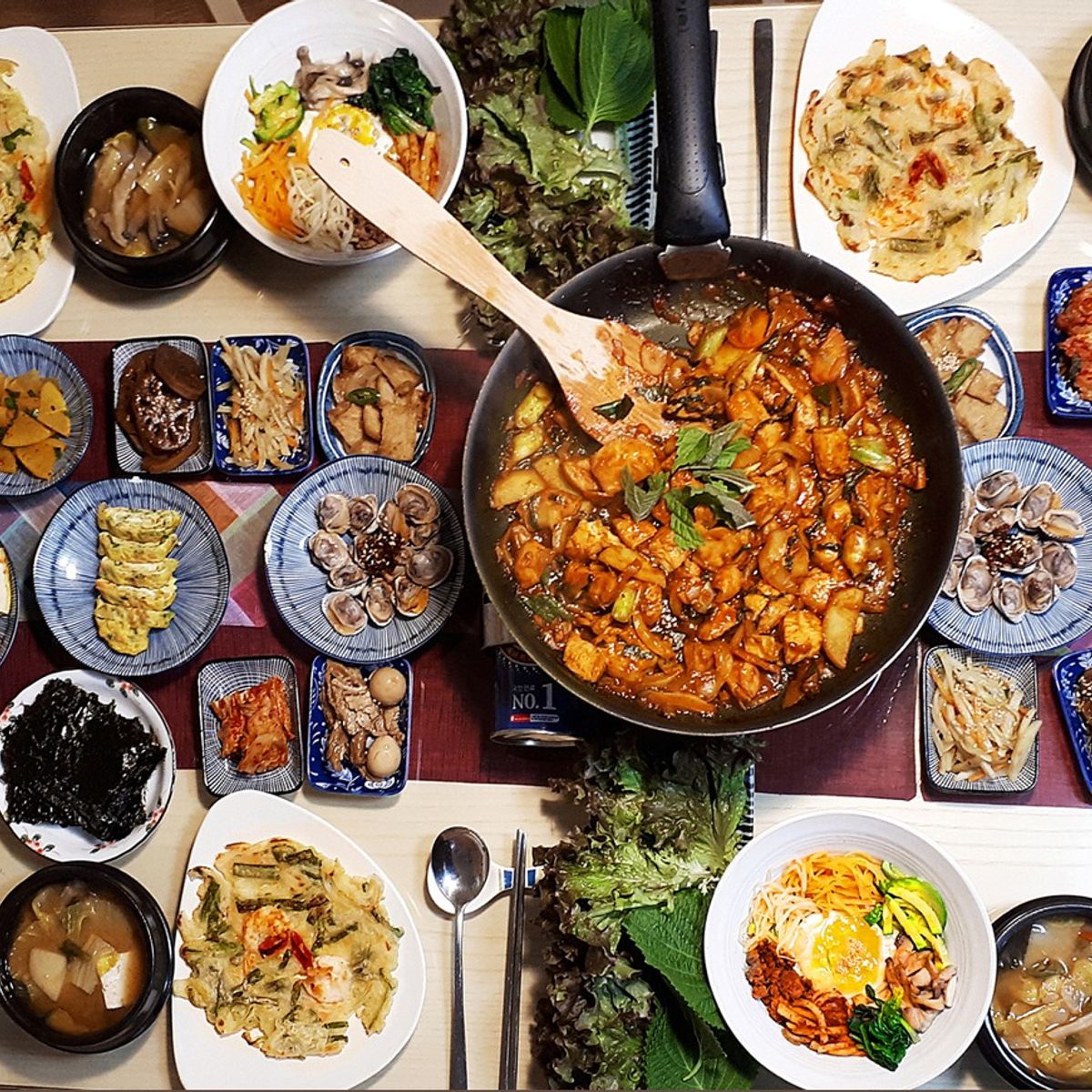 Full-Course Meal Korean Cooking Class with Local Market Tour and Culture Experience