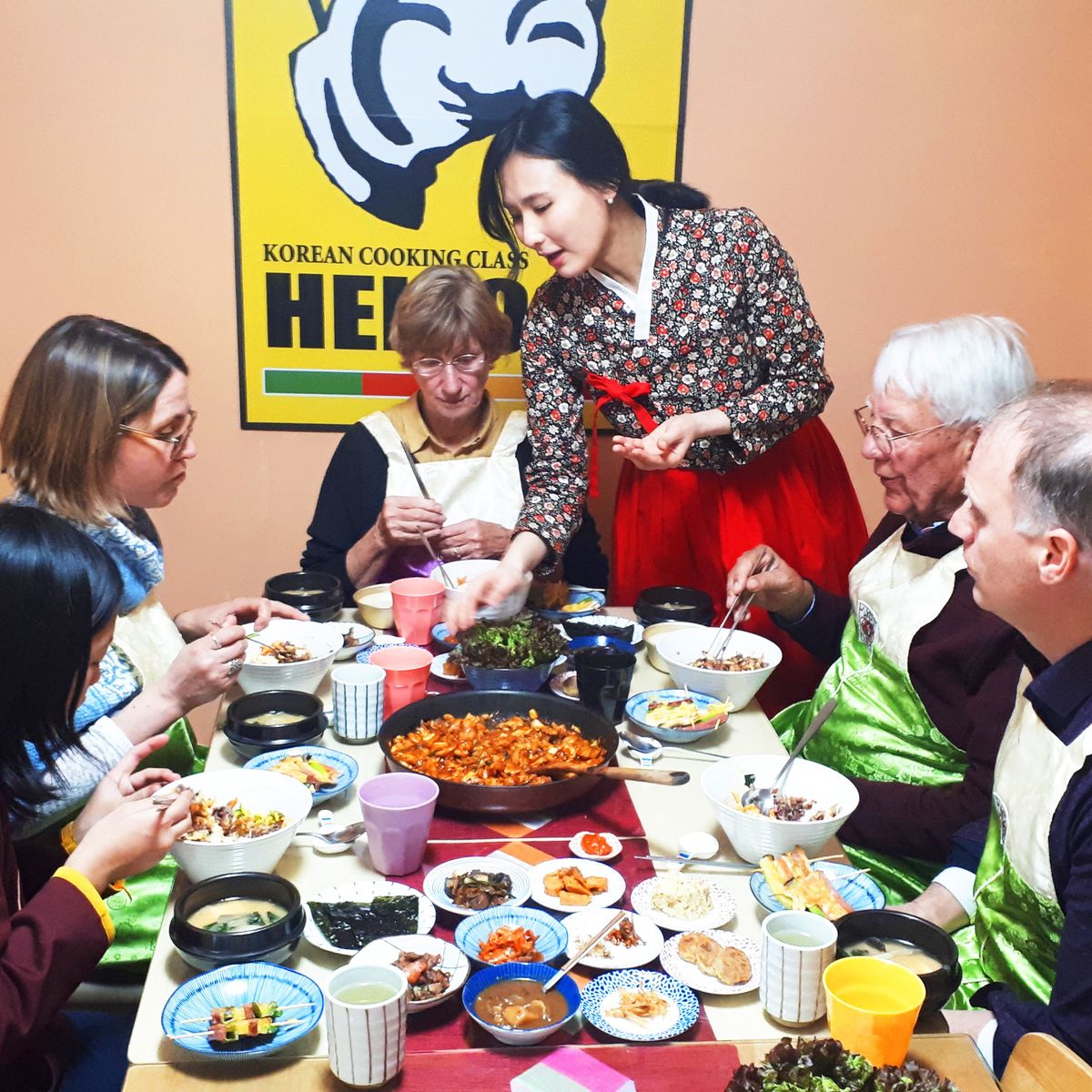Full-Course Meal Korean Cooking Class with Local Market Tour and Culture Experience