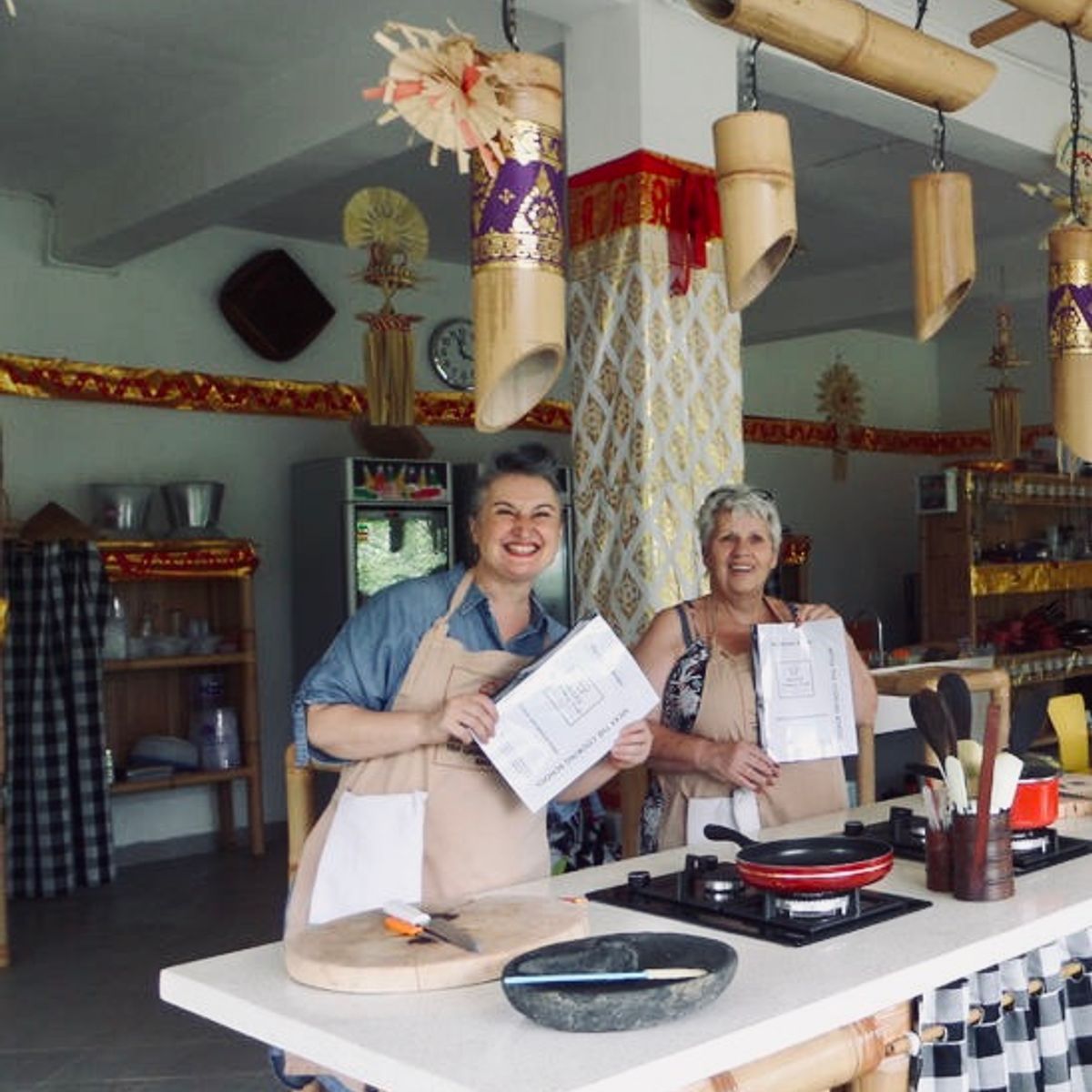 Full-Day Balinese & Indonesian Cooking Class with Market & Garden Tour