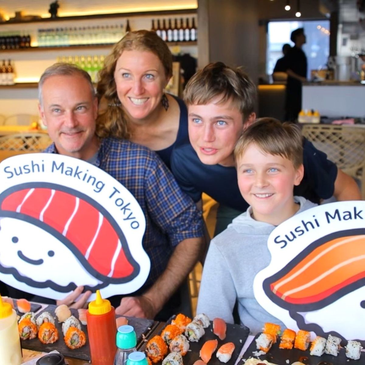 Fun Maki & Nigiri Sushi Making Class Experience in Asakusa Tokyo