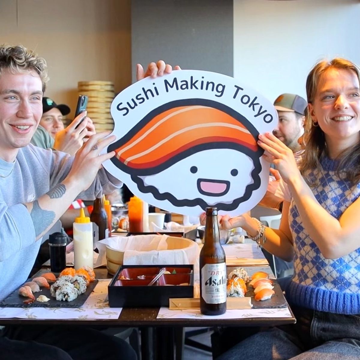 Fun Maki & Nigiri Sushi Making Class Experience in Asakusa Tokyo