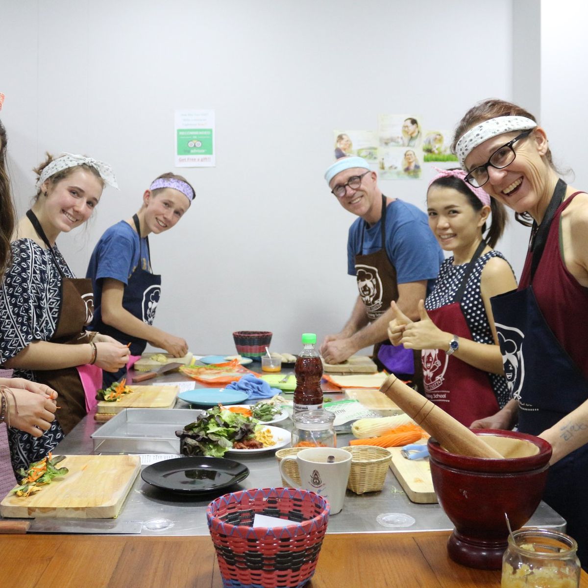 Half day cooking class with Yummy Tasty Thai Cooking School