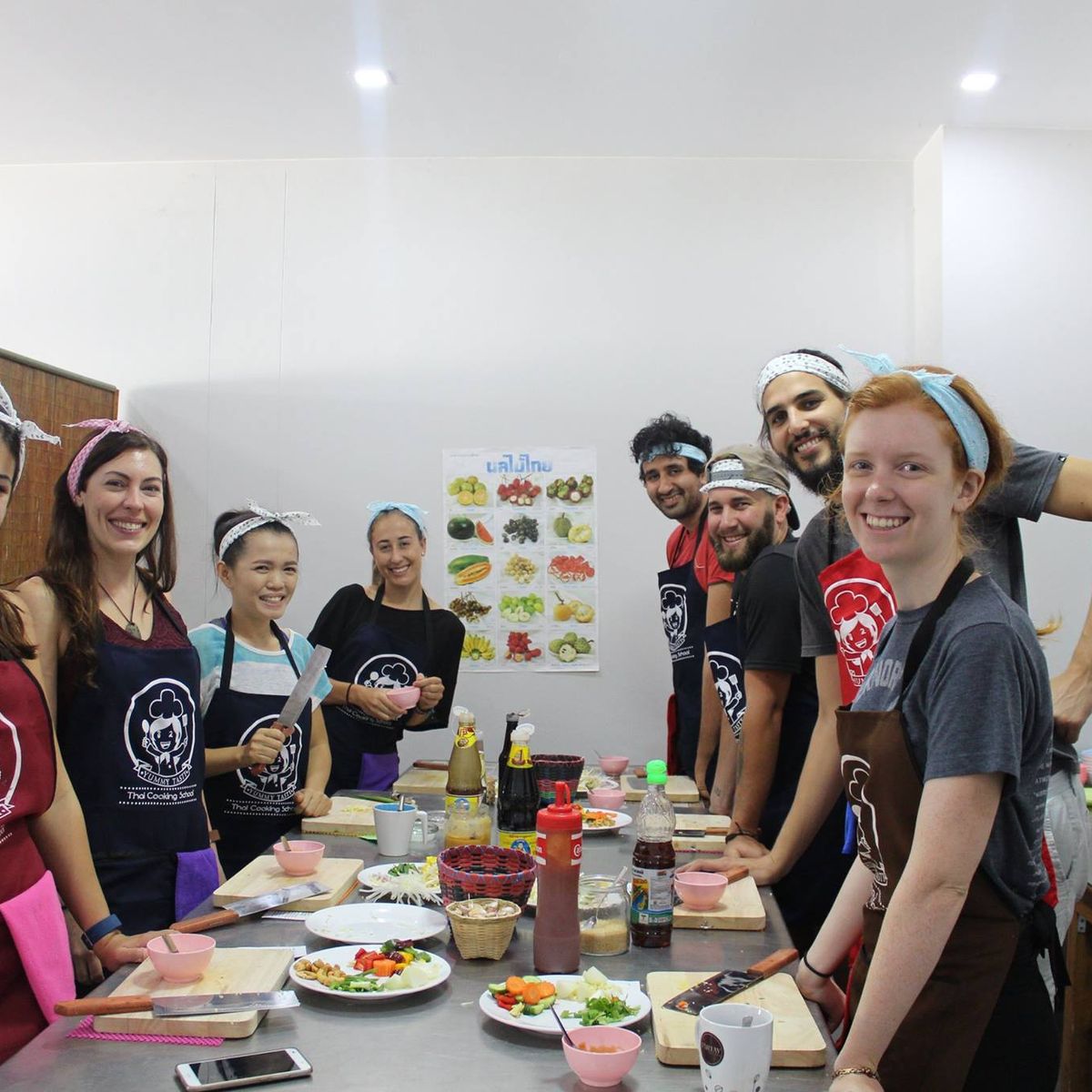 Half day cooking class with Yummy Tasty Thai Cooking School