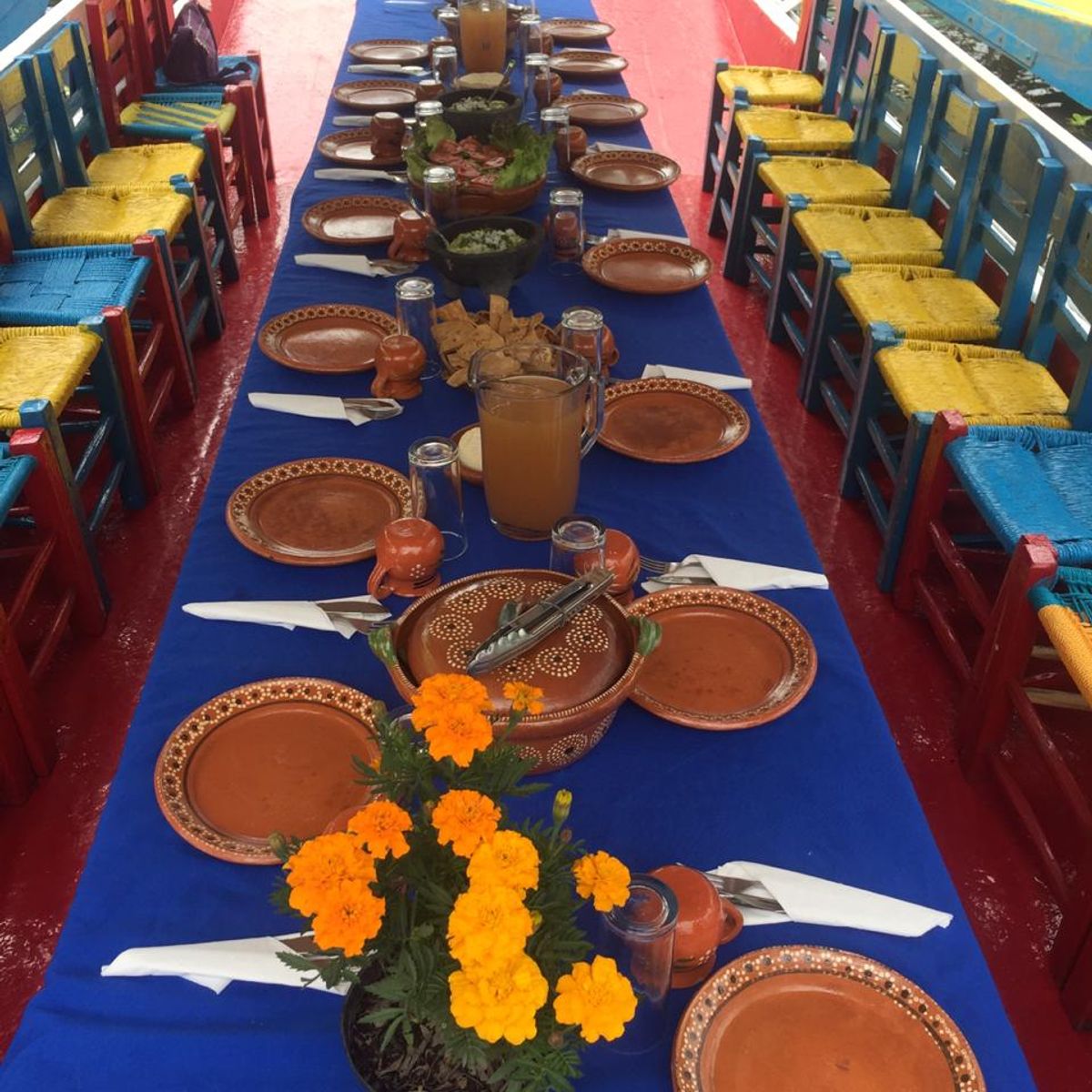 Learn about Chinampas with a Gastronomic Tour Along the Canals of Xochimilco (price for up to 9 people)