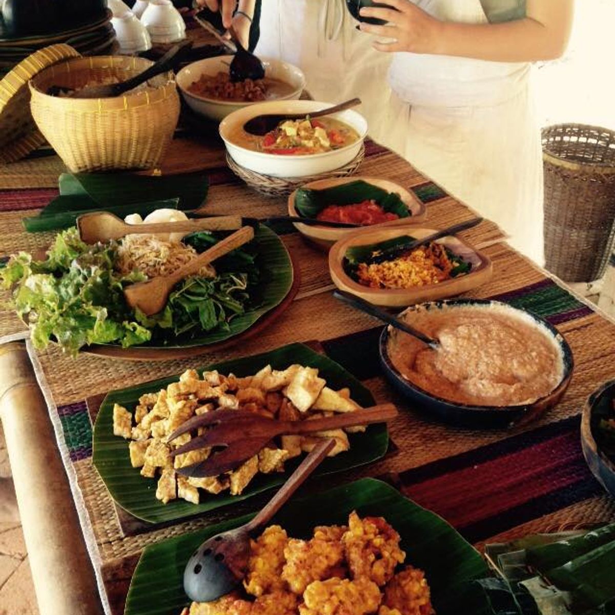 Vegetarischer Kochkurs mit Reisfeld- und Biobauernhof-Tour