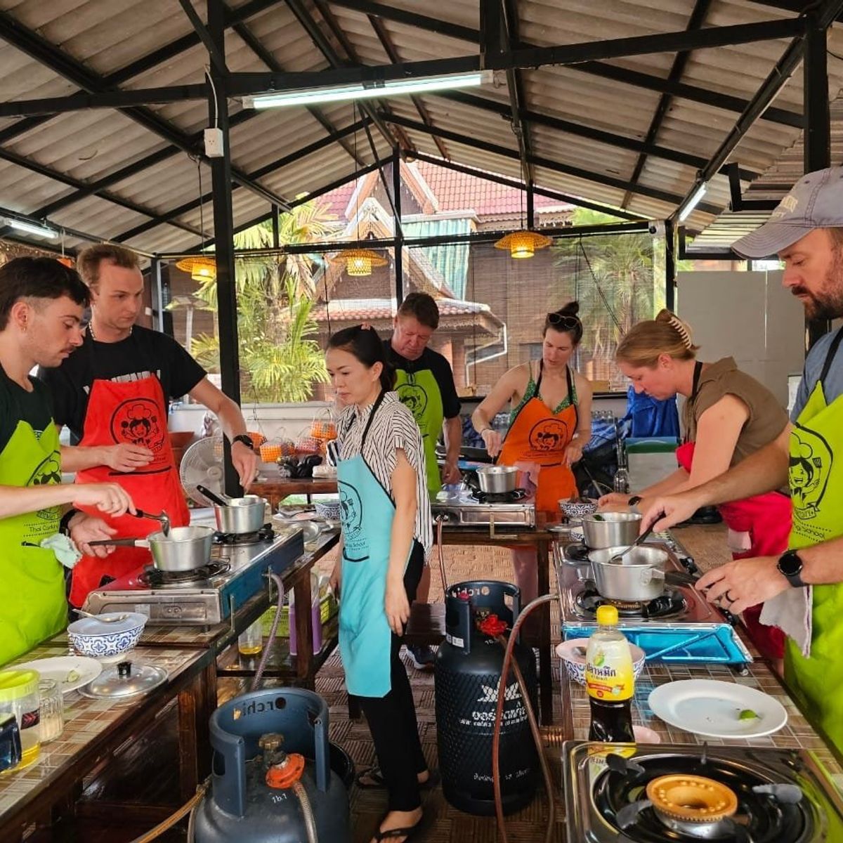 Half day cooking class with Yummy Tasty Thai Cooking School