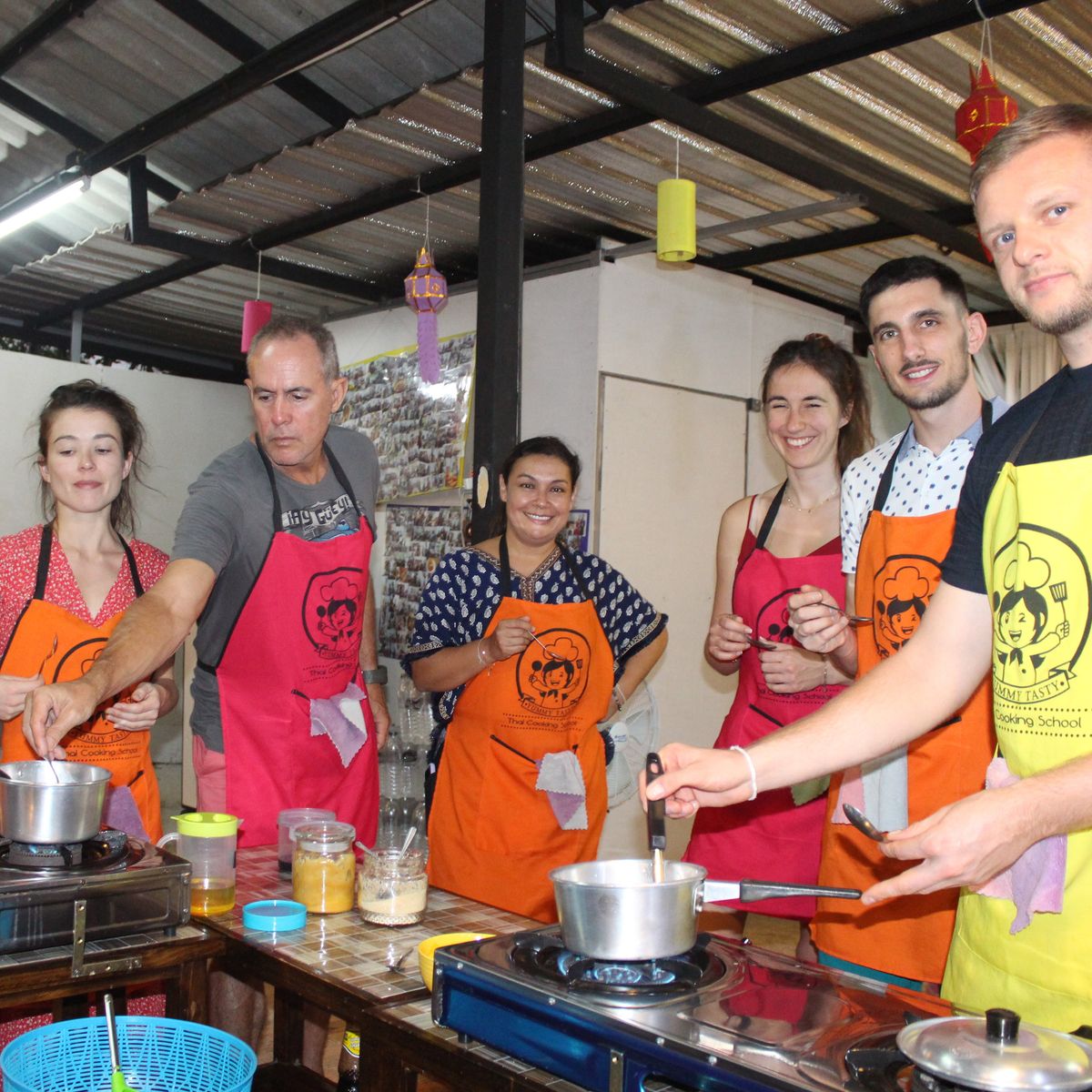 Half day cooking class with Yummy Tasty Thai Cooking School