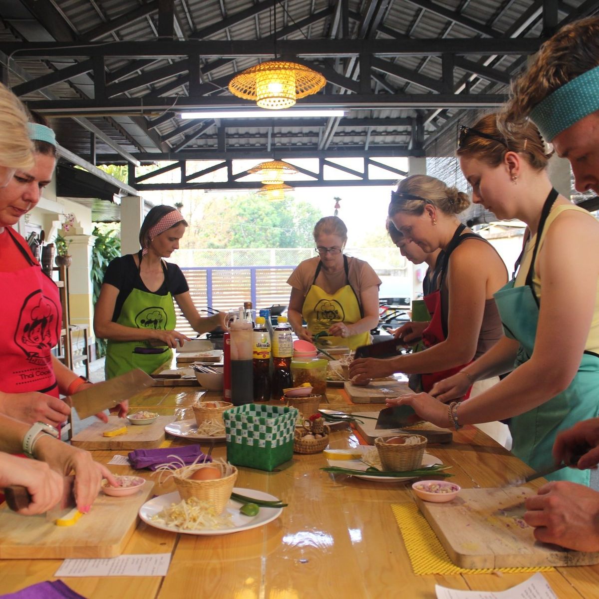 Half day cooking class with Yummy Tasty Thai Cooking School