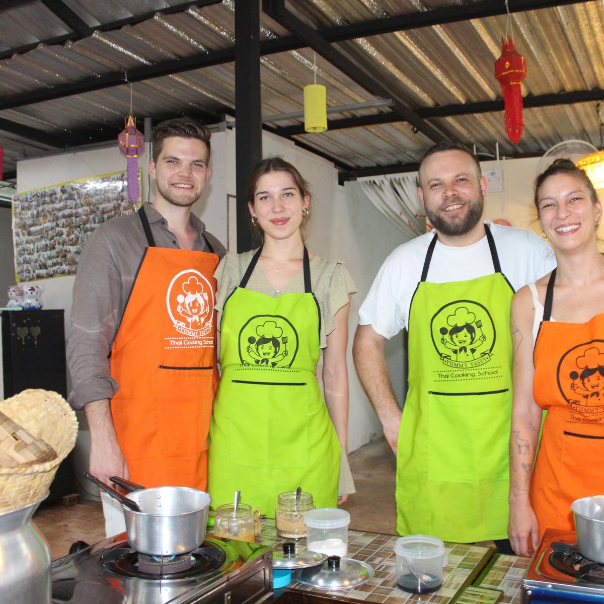 Half day cooking class with Yummy Tasty Thai Cooking School