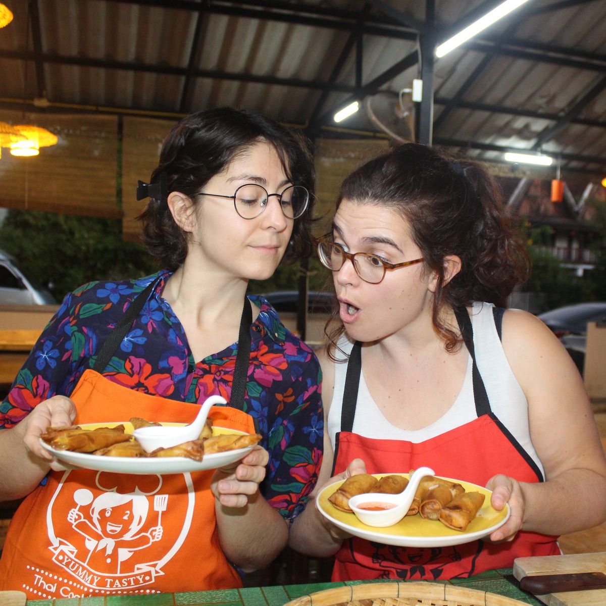 Half day cooking class with Yummy Tasty Thai Cooking School