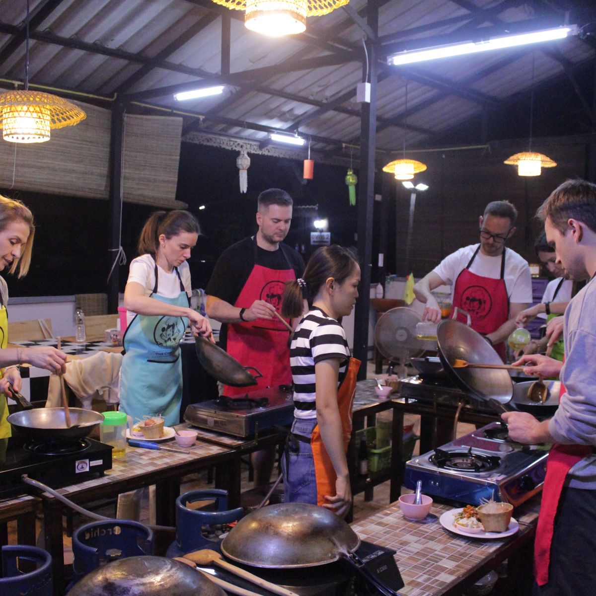 Half day cooking class with Yummy Tasty Thai Cooking School