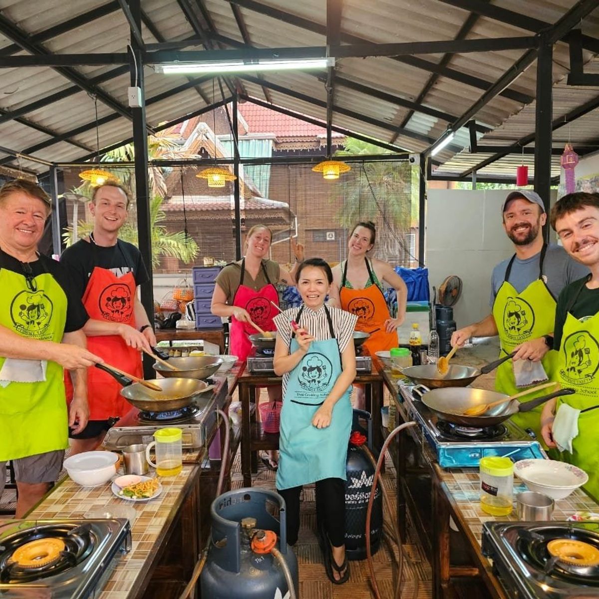 Half day cooking class with Yummy Tasty Thai Cooking School