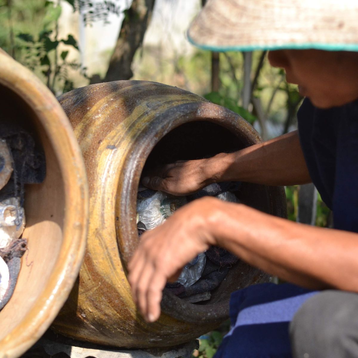 다아저씨와 즐기는 시장투어와 유기농 재료를 이용한 요리(Da's Organic Farm Hut Thai Cooking school)