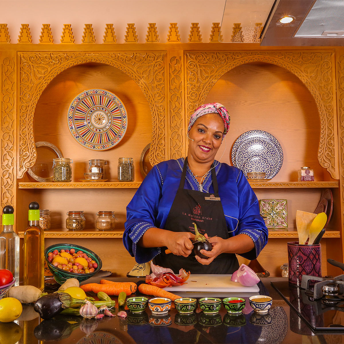 Half-day Cooking Workshop in La Maison Arabe with Wine Tasting