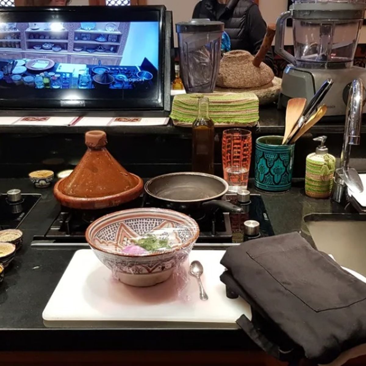 Half-day Cooking Workshop in La Maison Arabe with Wine Tasting