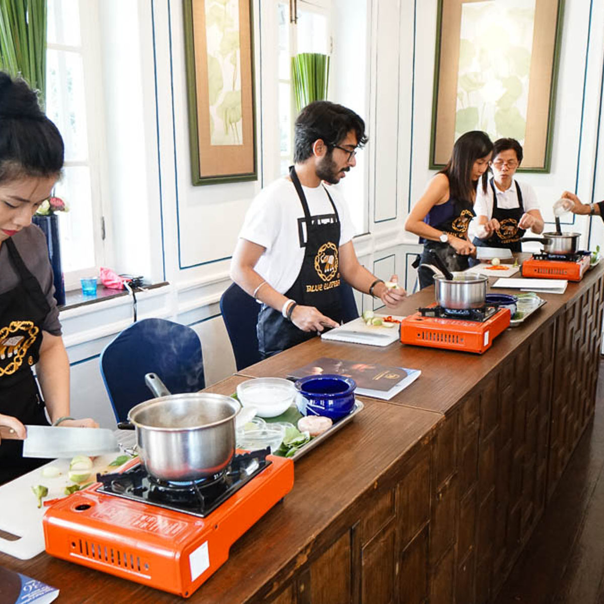 Half Day Thai Cooking Class with Private Teacher at Blue Elephant Bangkok