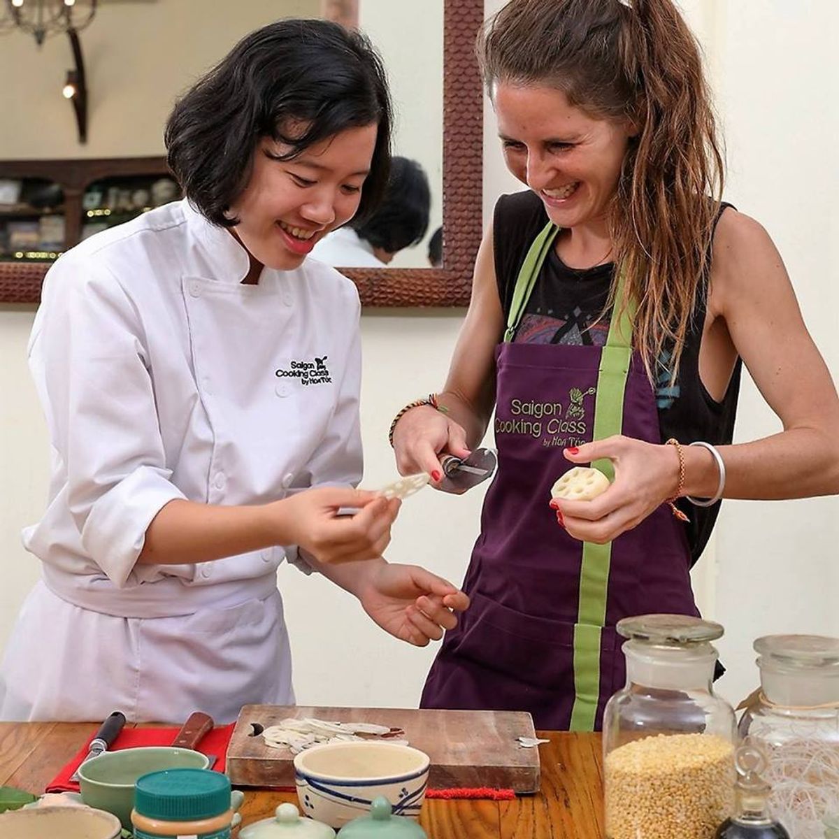 Cours de cuisine vietnamienne fraîche en 3 services