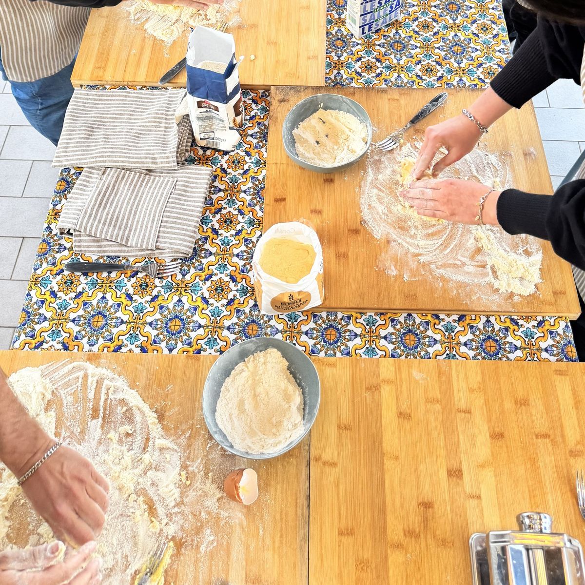 Fresh Pasta Making Class on a Private Terrace Near the Vatican Museums