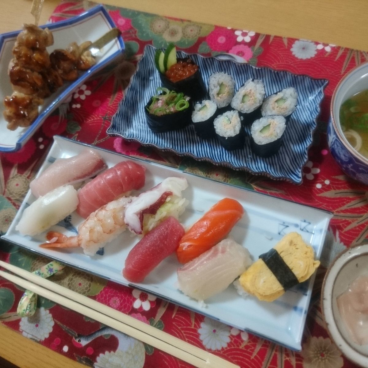 Hands-on Experience Authentic Sushi Course Dishes