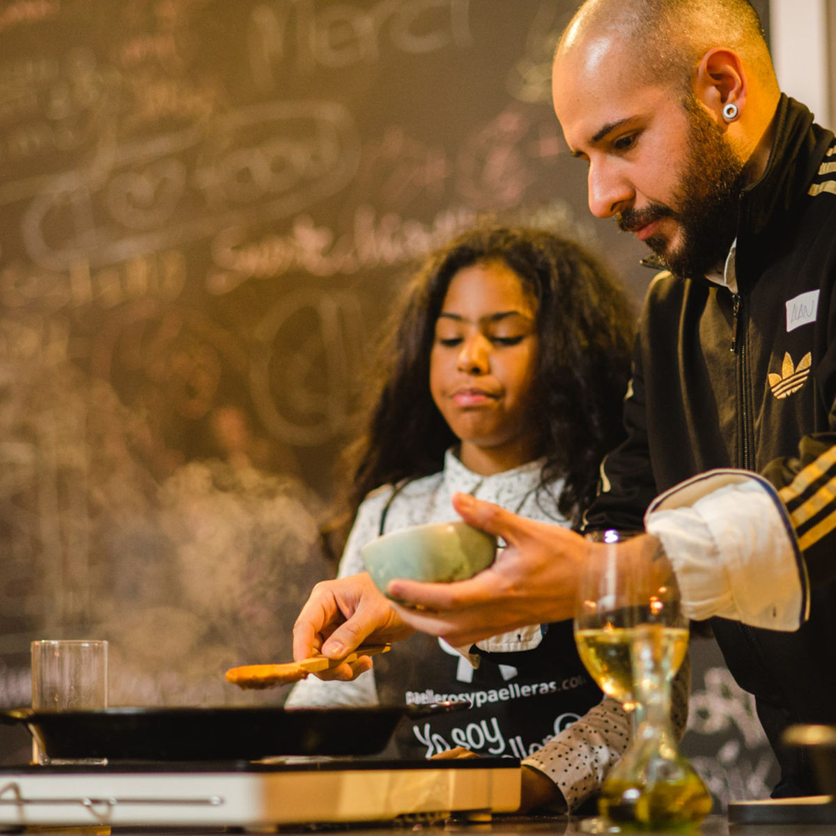 Hands-on Paella Class at The Paella Club Barcelona!