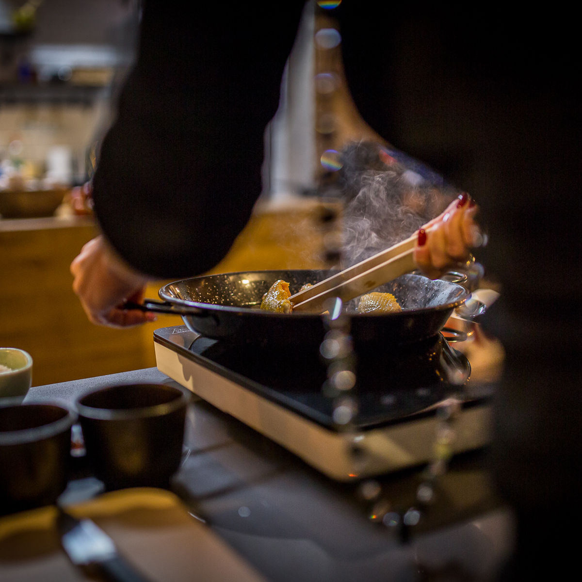 Hands-on Paella Class at The Paella Club Barcelona!