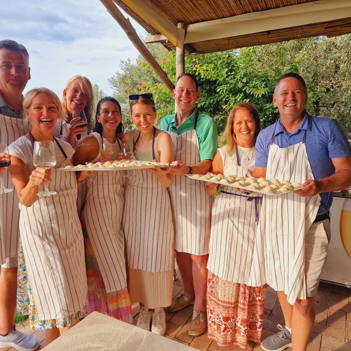 Hands-on Pasta and Pizza Master Class at Villa del Barone on the Sorrento Coast