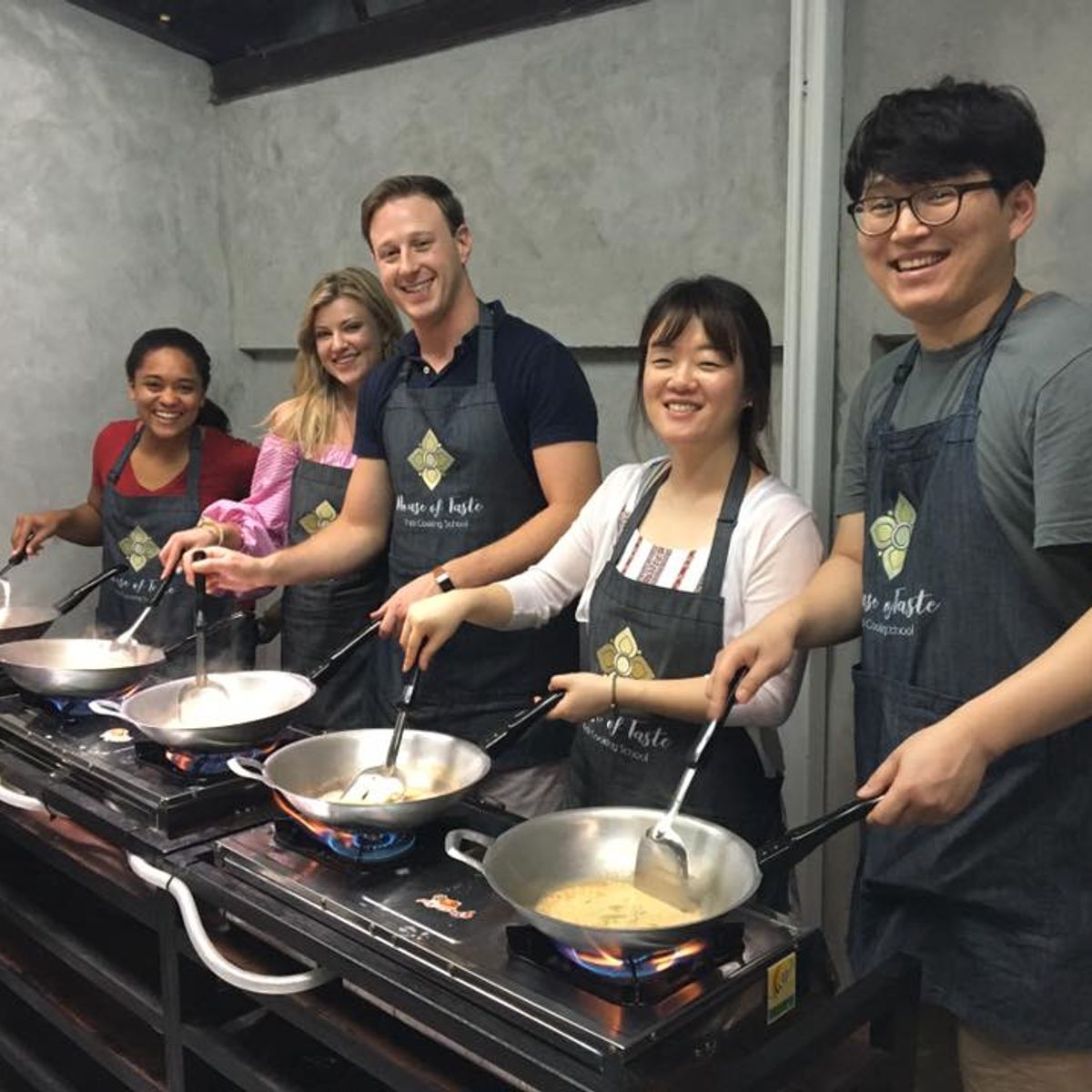 Hands-on Authentic Thai Cooking Class at House of Taste Silom with Morning Market Tour