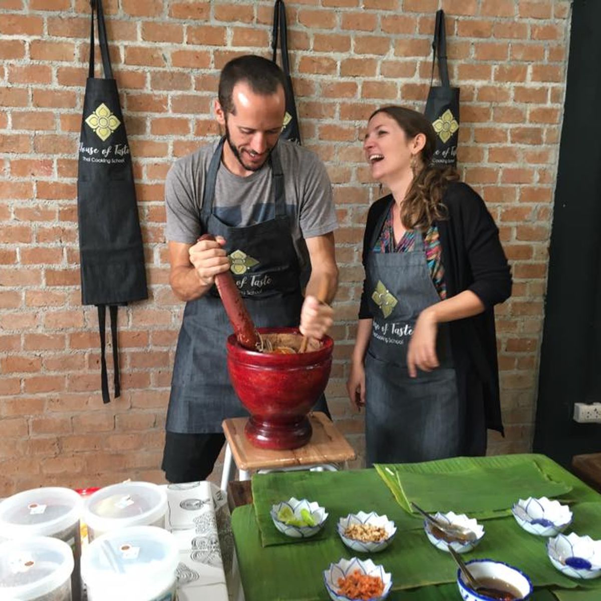 Hands-on Authentic Thai Cooking Class at House of Taste Silom with Morning Market Tour