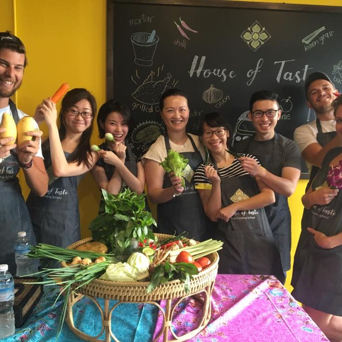 Hands-on Authentic Thai Cooking Class at House of Taste Silom with Morning Market Tour