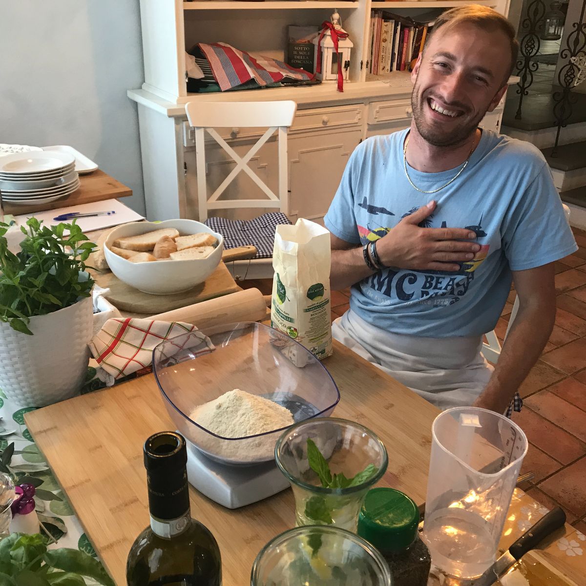 Learn Authentic Tuscan Cooking in a Family Kitchen with Centuries-Old Recipes & Local Wine
