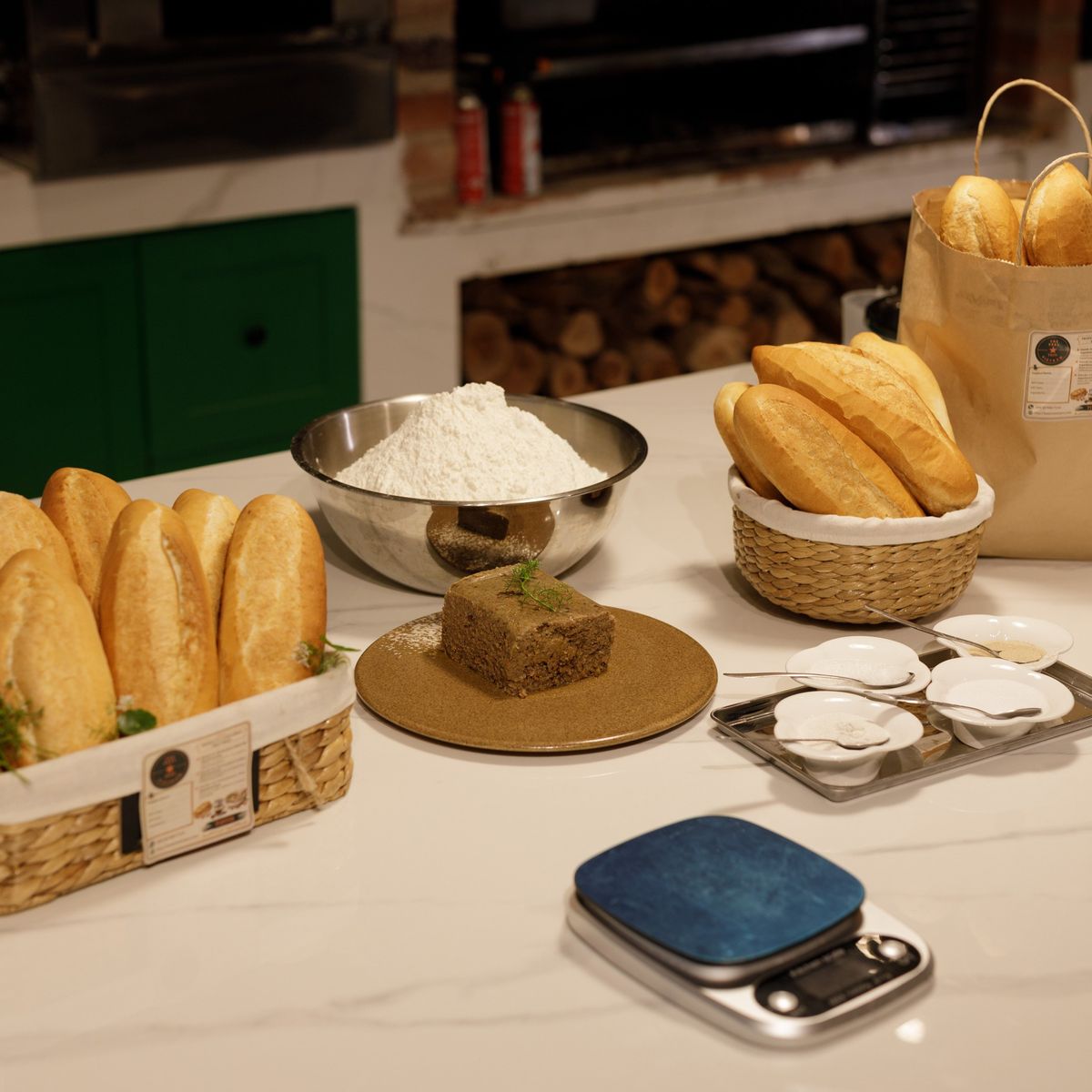 Hanoi Garden Banh Mi Class: Dough, Baguette & Grilled Pork Skewers