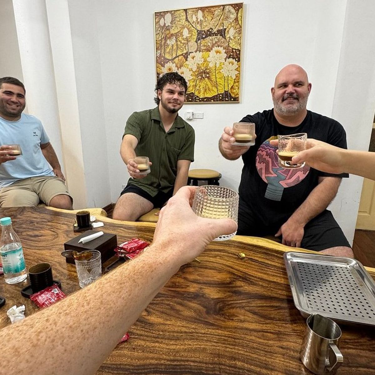 Hanoi: Evening Coffee Workshop, Pho & Flag Ceremony