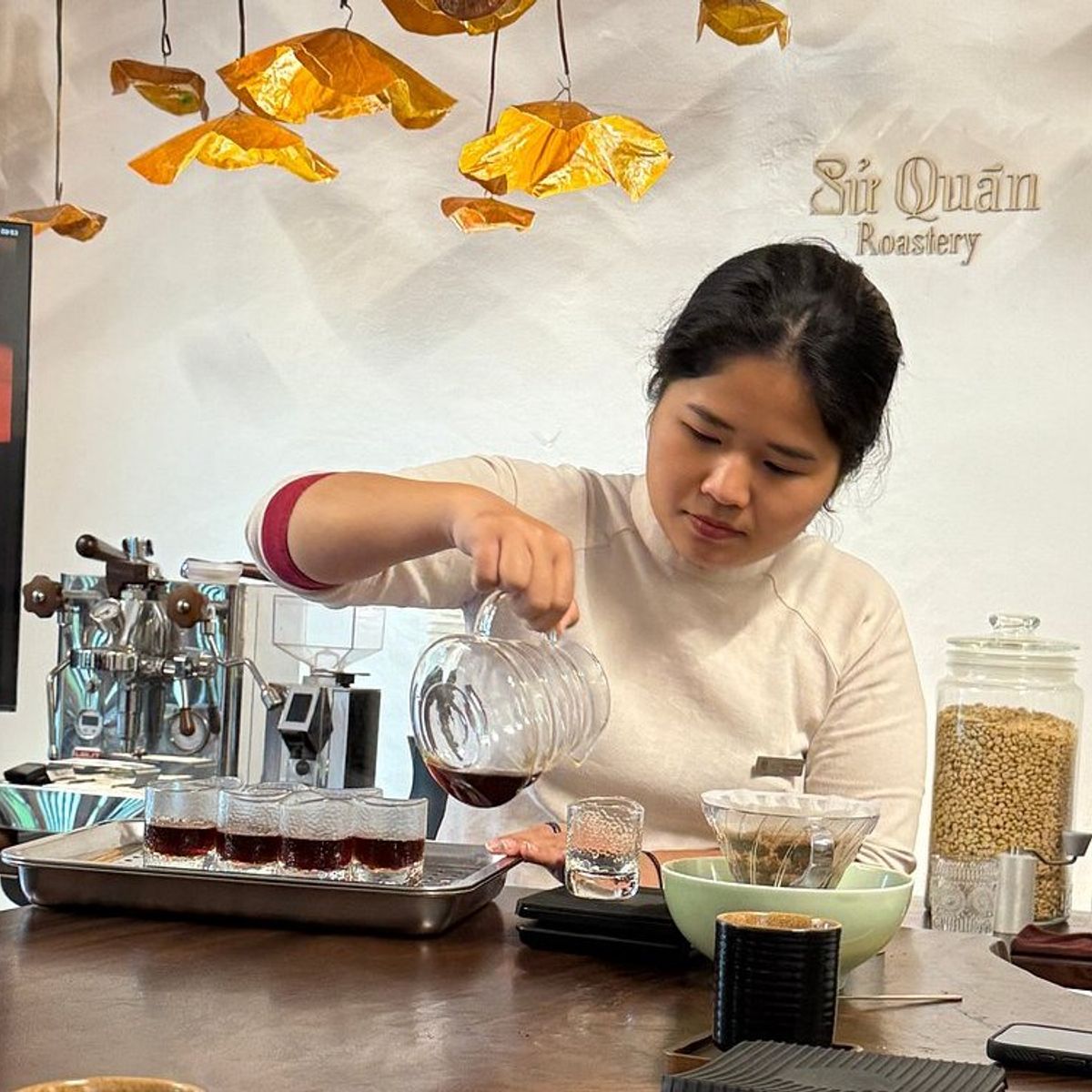 Hanoi: Evening Coffee Workshop, Pho & Flag Ceremony