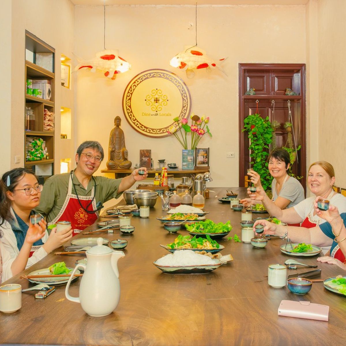 Aventure culinaire matinale à Hanoï : Cours de Bun Cha et de café aux œufs