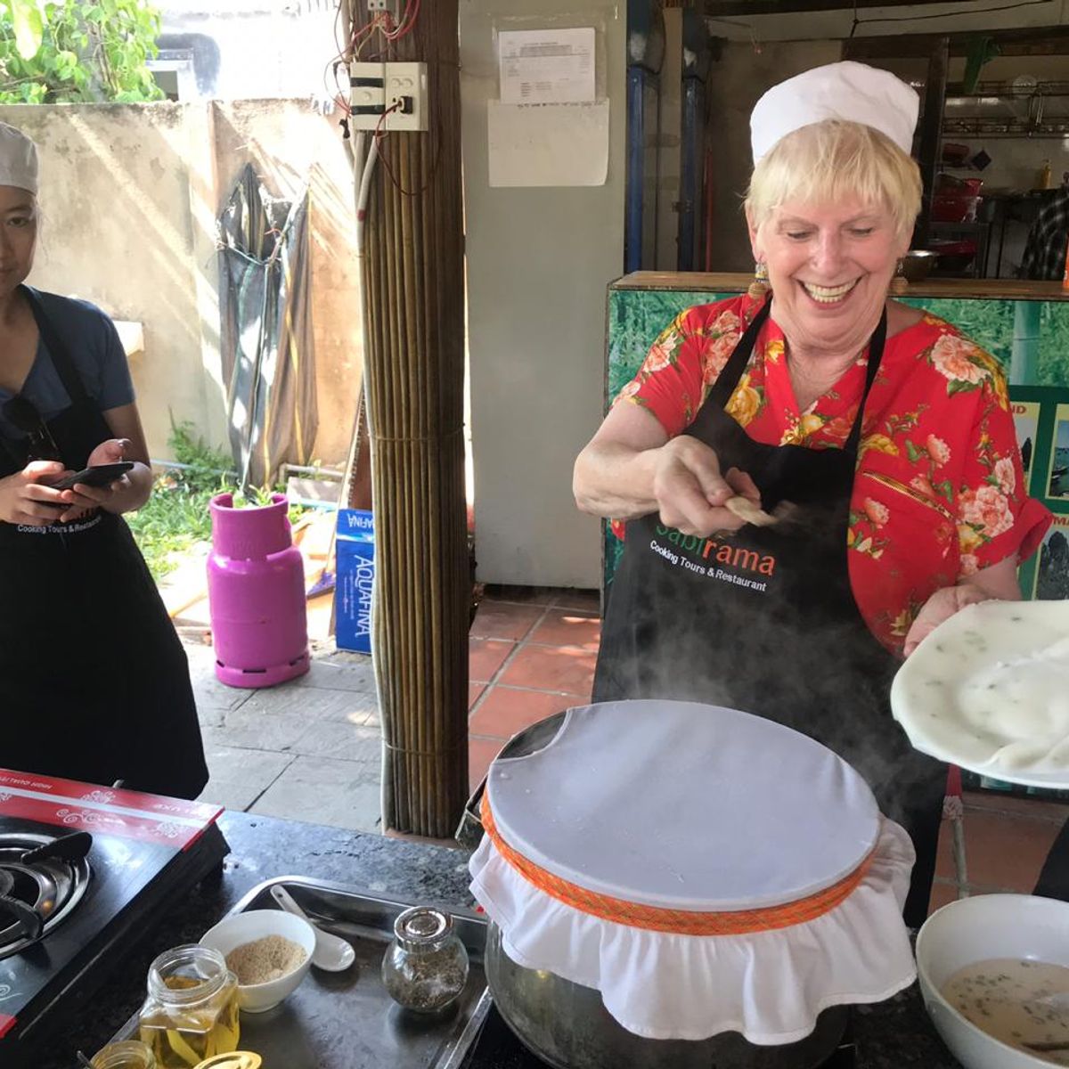 5가지 체험-쿠킹클래스, 시장투어, 바구니배, 물소타기, 발마사지(Sabirama Hoian Cooking Class)
