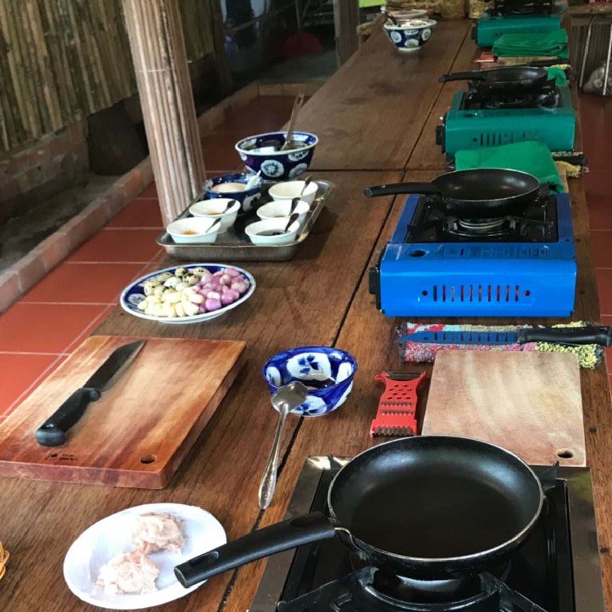 Cooking Class in Cam Thanh Coconut Forest with Market Tour