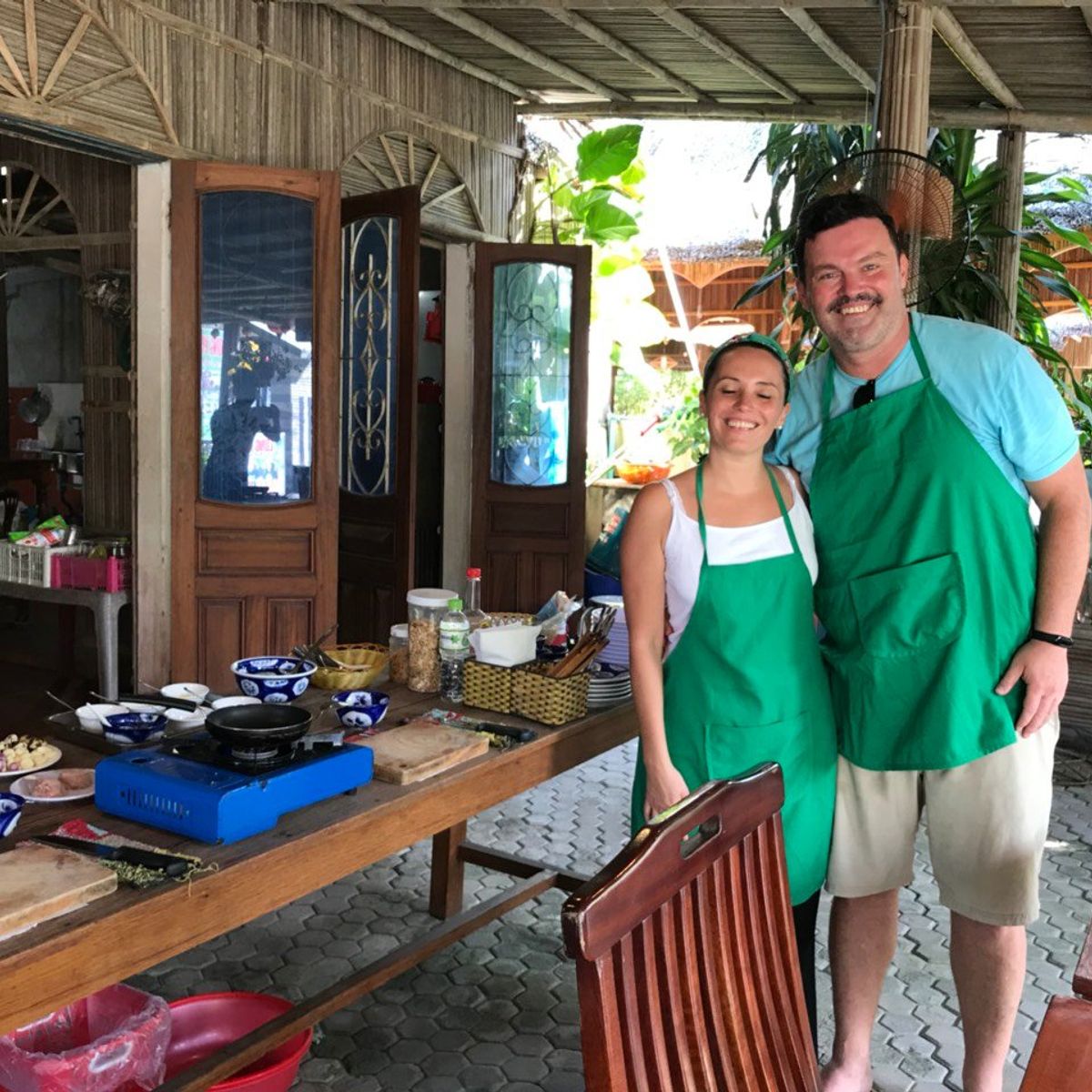 Cooking Class in Cam Thanh Coconut Forest with Market Tour