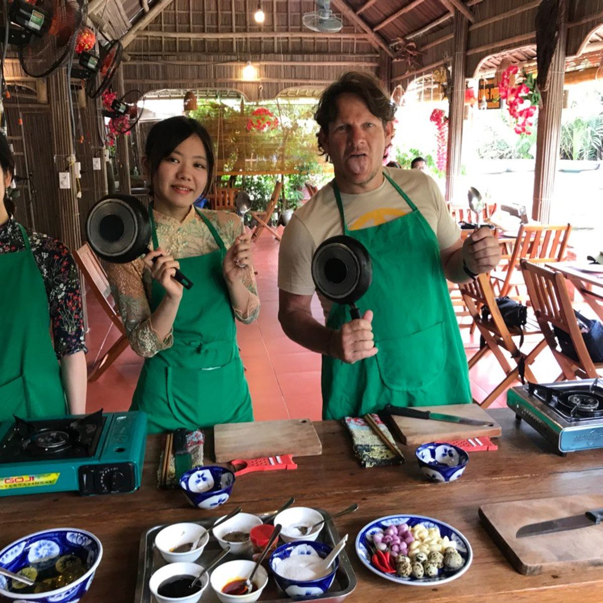 Cooking Class in Cam Thanh Coconut Forest with Market Tour