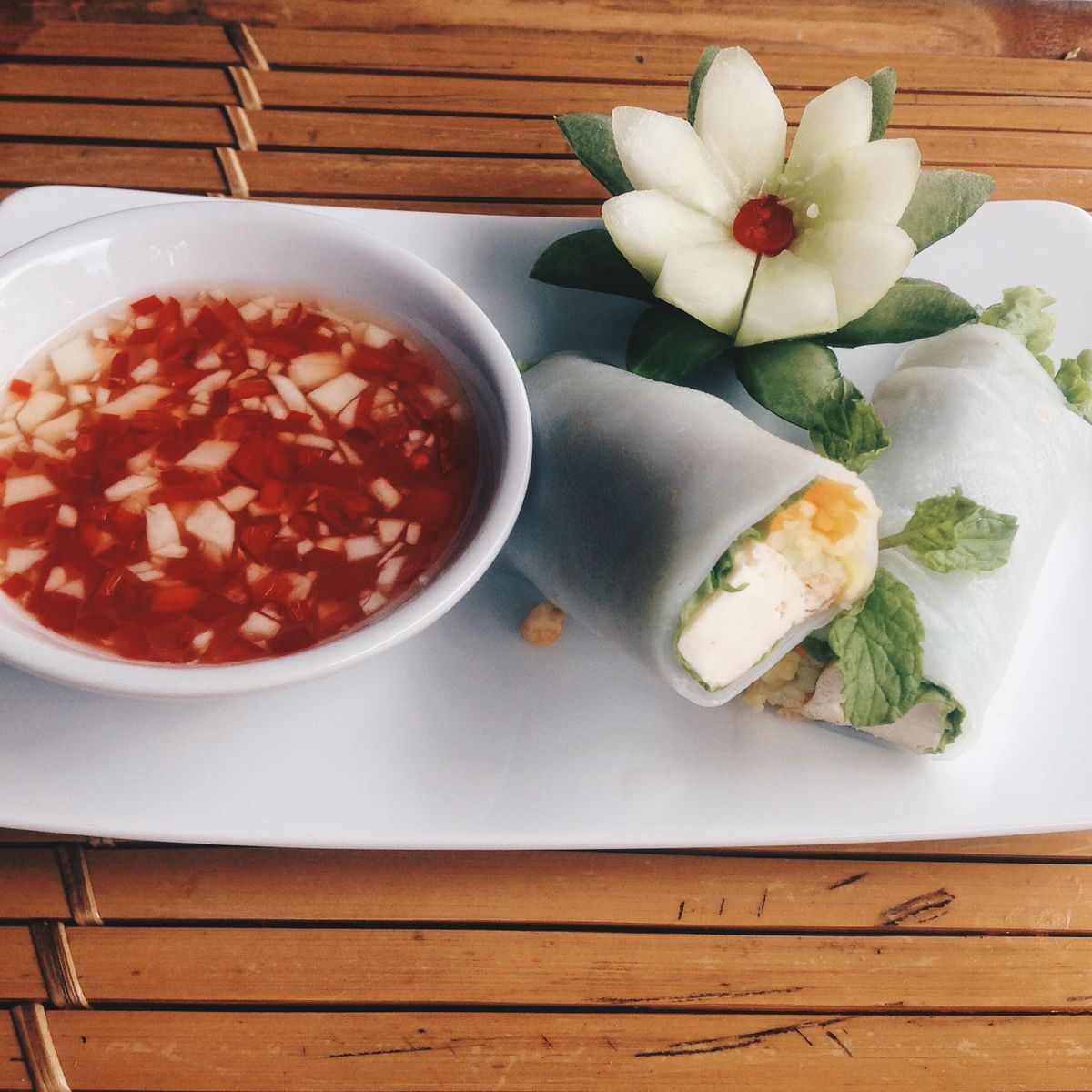 Eco-Friendly Vietnamese Cooking Class with Bamboo Boat and Market Tour